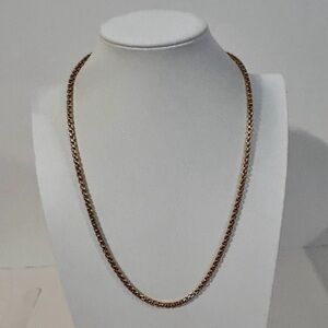 NWT Toscana Italiana Rose Gold Bronze Tone Necklace 23"